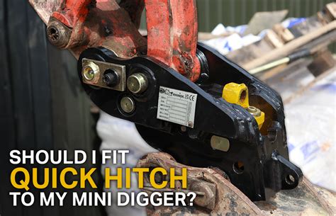 mini digger hitch|quick hitch for rhinox mini.